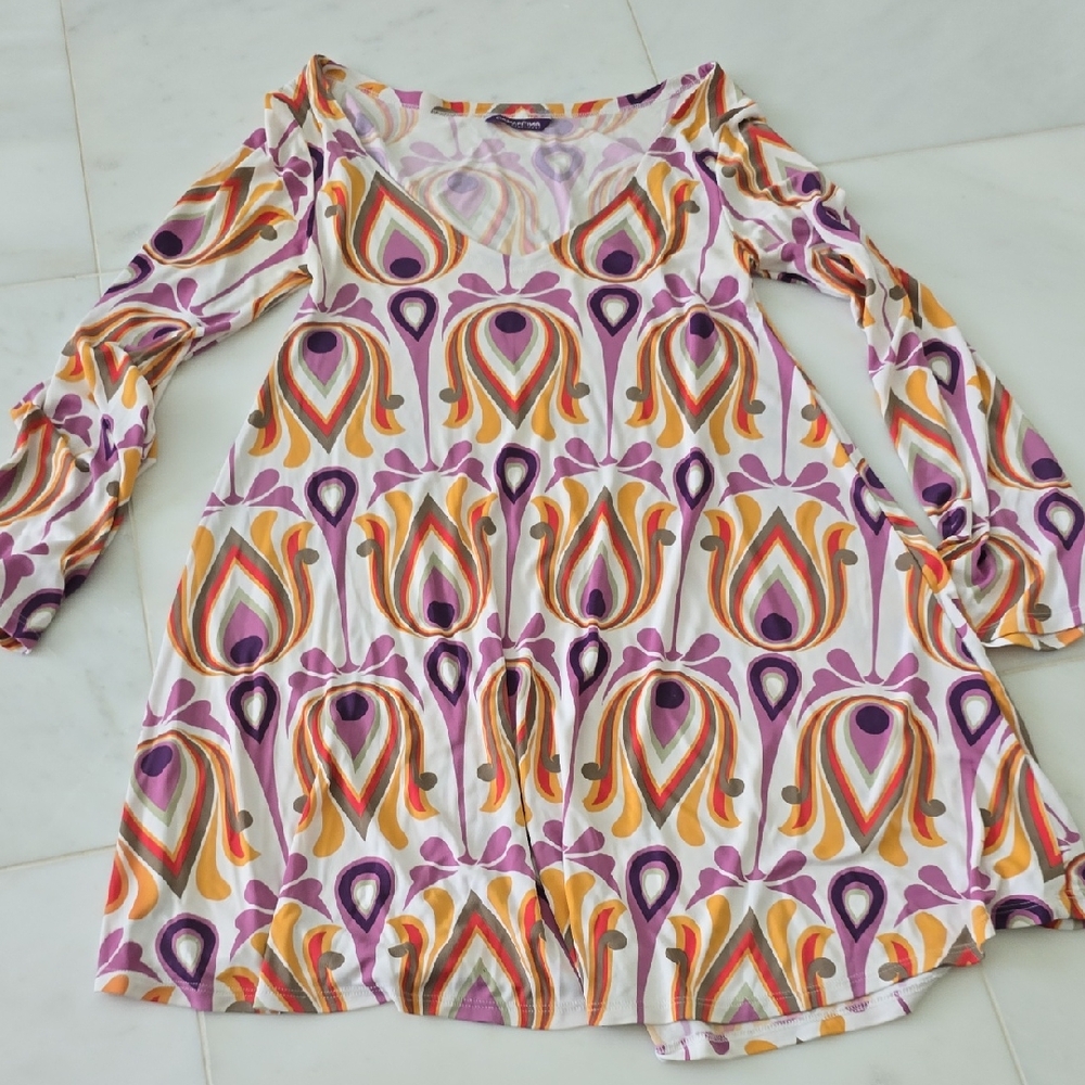 Women's Retro Vibe Tunic Beach Cover Up